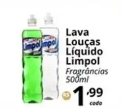 SuperMaxi Lava Louças Líquido Limpol Fragrâncias oferta