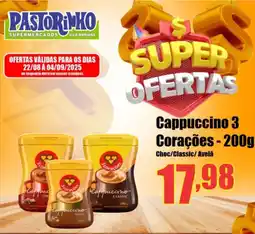 Supermercado Pastorinho Cappuccino 3 Corações oferta