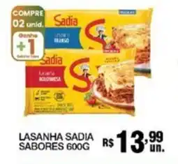 Supermercados Alvorada Lasanha sadia sabores oferta