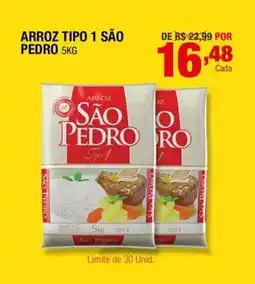 Santo Supermercados Arroz tipo 1 são pedro oferta