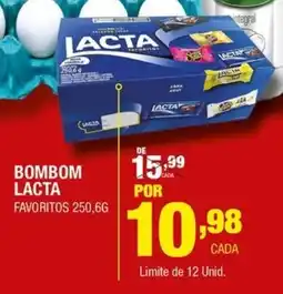 Santo Supermercados Bombom lacta favoritos oferta