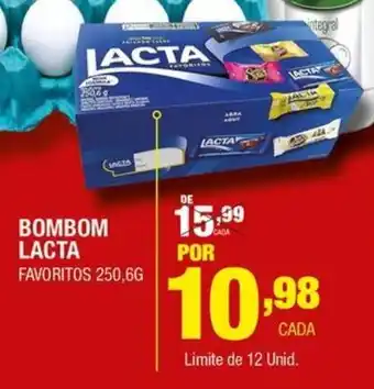 Santo Supermercados Bombom lacta favoritos oferta