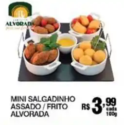 Supermercados Alvorada Mini salgadinho assado/frito alvorada oferta
