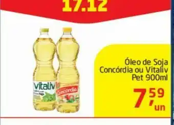 Tenda Atacado Óleo de soja concórdia ou vitaliv pet 900 ml oferta