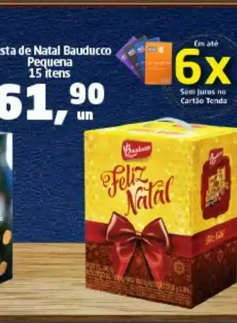 Tenda Atacado Cestas de natal bauducco oferta