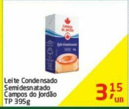 Tenda Atacado Leite condensado semidesnatado campos do jordão oferta