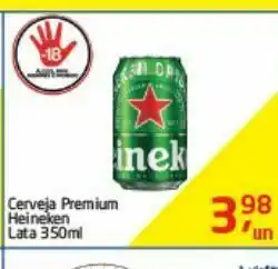 Cerveja premium heineken 350 ml