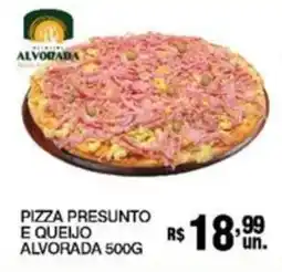 Supermercados Alvorada Pizza presunto e queijo alvorada oferta