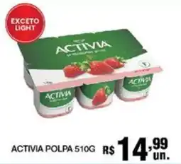 Supermercados Alvorada Activia polpa oferta
