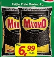 Supermercados Guanabara Feijao Preto Maximo 1kg oferta