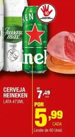 Santo Supermercados Cerveja heineken oferta