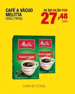 Santo Supermercados Café a vácuo melitta (tipos) oferta