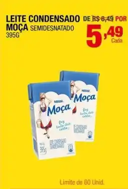 Santo Supermercados Leite condensado moça semidesnatado oferta