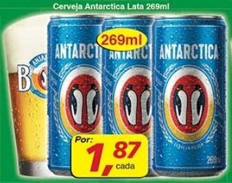 Supermercados Guanabara Cerveja Antarctica Lata 269ml oferta