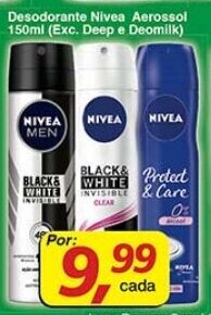 Supermercados Guanabara Desodorante Nivea Aerossol 150ml oferta