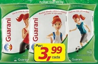 Supermercados Guanabara Acucar Guarani 1kg oferta