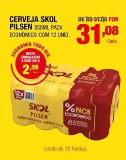 Santo Supermercados Cerveja skol pilsen oferta