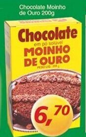 Supermercados Guanabara Chocolate Moinho de Ouro 200g oferta