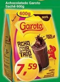Supermercados Guanabara Achocolatado Garoto Sache 600g oferta