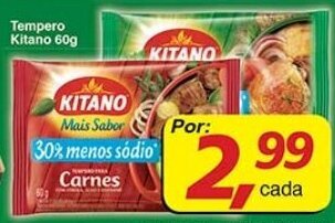 Supermercados Guanabara Tempero Kitano 60g oferta