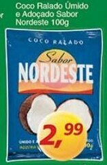 Supermercados Guanabara Coco Ralado Umido e Adocado Sabor Nordeste 100g oferta