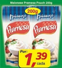Supermercados Guanabara Maionese Pramesa pouch 200g oferta