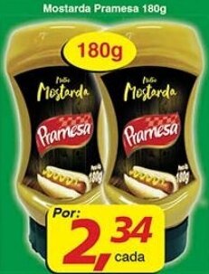 Supermercados Guanabara Mostarda Pramesa 180g oferta