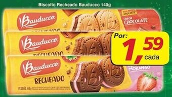 Supermercados Guanabara Biscoito Recheado Bauducco 140g oferta