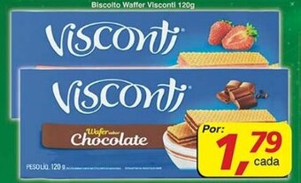 Supermercados Guanabara Biscoito Wafer Visconti 120g oferta