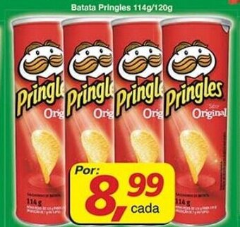 Supermercados Guanabara Batata Pringles 114g/120g oferta