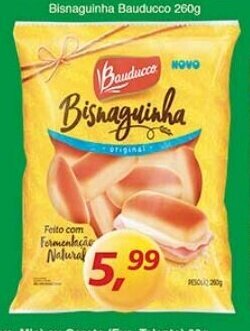 Supermercados Guanabara Bisnaguinha Bauducco 260g oferta
