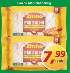 Supermercados Guanabara Pao de Alho Zinho 300g oferta