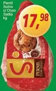 Pernil Suino c/ Osso Sadia 1kg