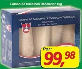 Supermercados Guanabara Lombo de Bacalhau Bacalanor 1kg oferta