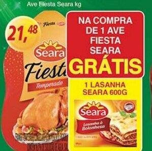 Supermercados Guanabara Ave Fiesta Seara 1kg oferta