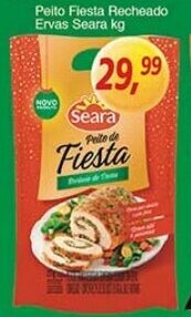 Supermercados Guanabara Peito Fiesta Recheado Ervas Seara 1kg oferta