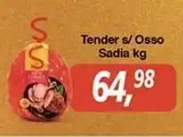 Supermercados Guanabara Tender s/ Osso Sadia 1kg oferta