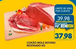 Rancho Bom Supermercados Coxão mole bovino resfriado oferta