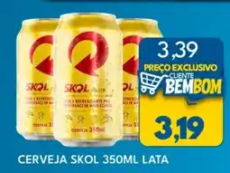 Rancho Bom Supermercados Cerveja skol lata oferta