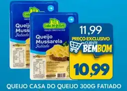 Rancho Bom Supermercados Queijo casa do queijo fatiado oferta