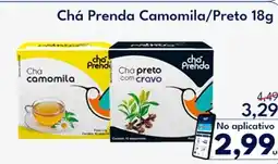 Supermercados Baklizi Chá Prenda Camomila/Preto oferta