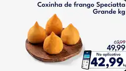 Supermercados Baklizi Coxinha de frango Speciatta Grande oferta