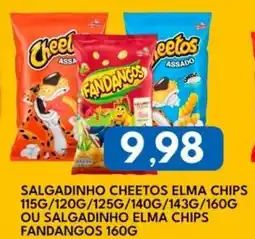 Rancho Bom Supermercados Salgadinho cheetos elma chips salgadinho trigo bacon oferta