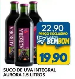 Rancho Bom Supermercados Suco de uva integral aurora oferta