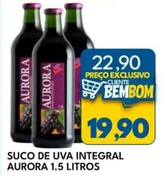 Rancho Bom Supermercados Suco de uva integral aurora oferta