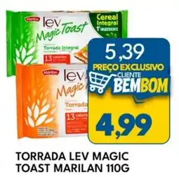 Rancho Bom Supermercados Torrada lev magic toast marilan oferta