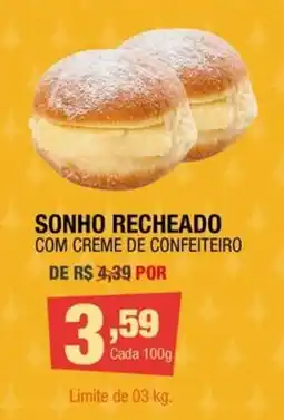 Santo Supermercados Sonho recheado oferta