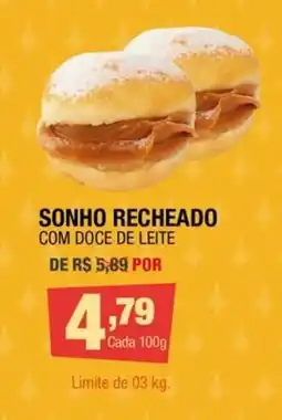 Santo Supermercados Sonho recheado oferta