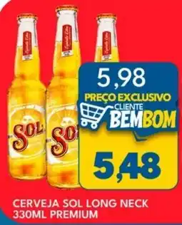Rancho Bom Supermercados Cerveja sol long neck premium oferta