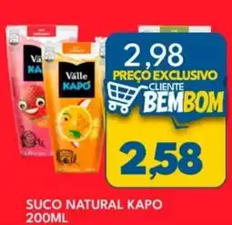 Rancho Bom Supermercados Suco natural kapo oferta